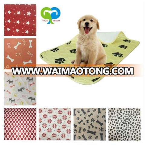 New Arrival Quick Absorbent Waterproof Reusable / Quilted Washable Large Dog / Puppy Training Travel Pee Pads Mat